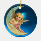 MOON ANGEL KERAMISCH ORNAMENT (Voorkant)