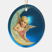 MOON ANGEL KERAMISCH ORNAMENT (Links)
