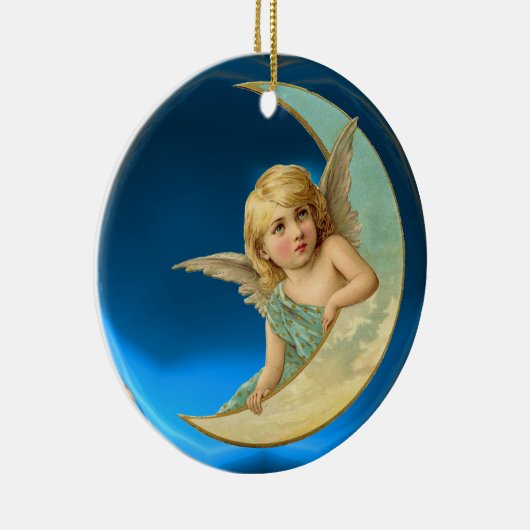 MOON ANGEL KERAMISCH ORNAMENT (Rechts)