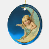 MOON ANGEL KERAMISCH ORNAMENT (Links)