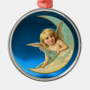 MOON ANGEL METALEN ORNAMENT