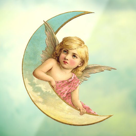  Moon Angel Raamsticker (Vel 3)