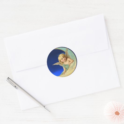 MOON ANGEL RONDE STICKER (Envelop)