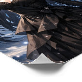 Moon anime queen in black dress poster (Hoek)