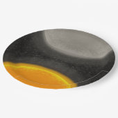 Moon Asteroid Sun Galaxy Birthday Papieren Bordje (Gekanteld)