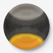 Moon Asteroid Sun Galaxy Birthday Papieren Bordje (Voorkant)