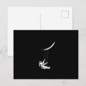 Moon Astronaut Briefkaart (Voorkant / Achterkant)