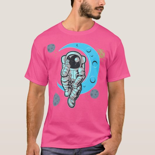 Moon Astronaut T-shirt (Voorkant)