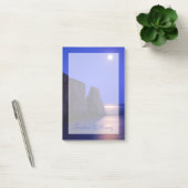 Moon At Dusk Perce Rock Gaspe Coast Quebec Post-it® Notes (Kantoor)
