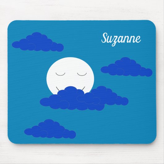 Moon at Early Dusk: Blue Muismat (Voorkant)