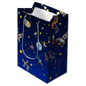 Moon Avontuur Medium Cadeauzakje (Voorkant Gekanteld)