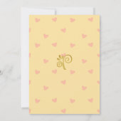 Moon Baby Breng een Uitnodiging van het Baby showe (Achterkant)