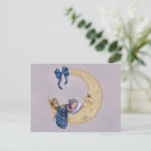 Moon Baby Elf Briefkaart (Staand voorkant)