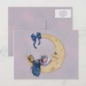 Moon Baby Elf Briefkaart (Voorkant / Achterkant)