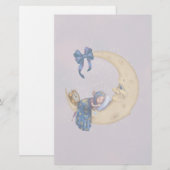 Moon Baby Elf Briefpapier (Voorkant / Achterkant)