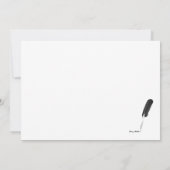 Moon Baby shower Invitation Kaart (Achterkant)