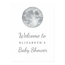 Moon Baby shower Welkome gebarentdownload