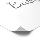 Moon Baby shower Welkome gebarentdownload Poster (Hoek)