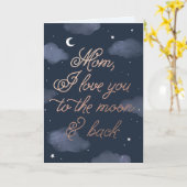 Moon & Back Moederdag Kaart (Gele Bloem)