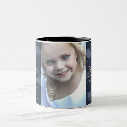 Moon & Back Moederdag Tweekleurige Koffiemok (Center)