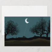 Moon Balloon Briefpapier (Voorkant / Achterkant)