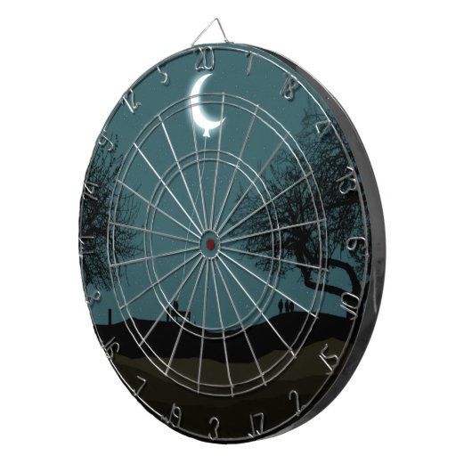 Moon Balloon Dartbord (Voorkant Rechts)