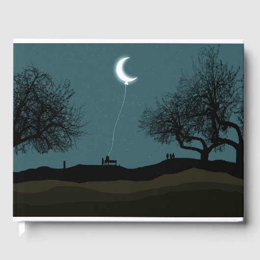 Moon Balloon Gastenboek (Voorkant)