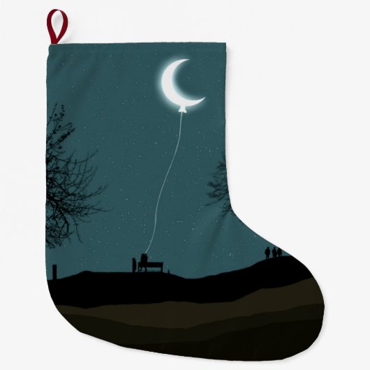 Moon Balloon Grote Kerstsok (Voorkant)