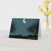 Moon Balloon Kaart (Gele Bloem)