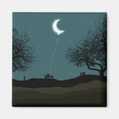 Moon Balloon Magneet (Voorkant)