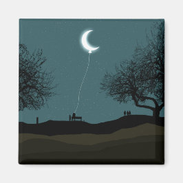 Moon Balloon Magneet