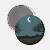 Moon Balloon Magneet (Voorkant / Achterkant)