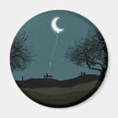Moon Balloon Magneet (Voorkant)