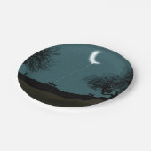 Moon Balloon Papieren Bordje (Gekanteld)