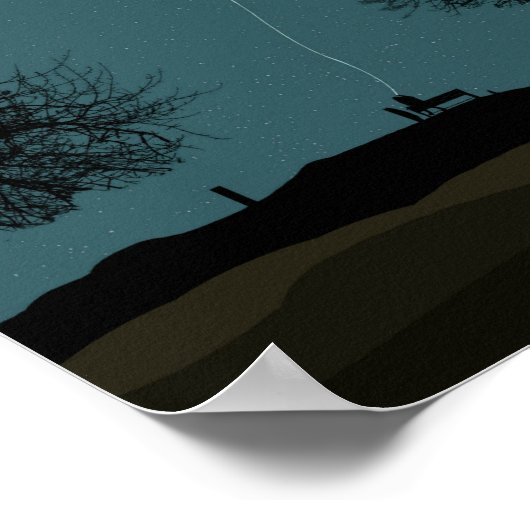 Moon Balloon Poster (Hoek)