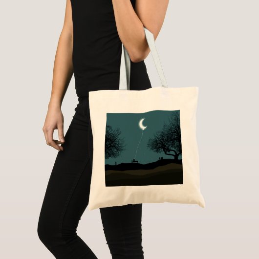 Moon Balloon Tote Bag (Voorkant (product))