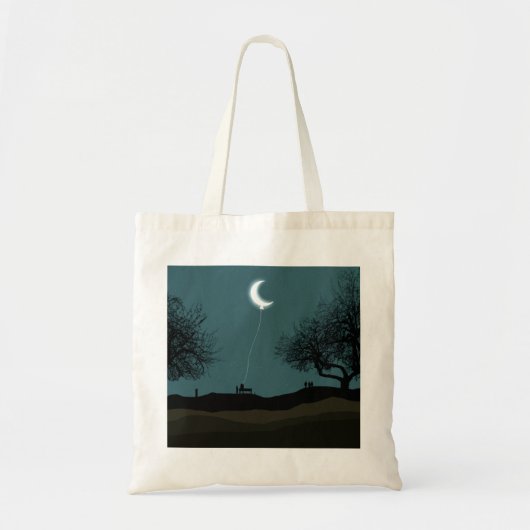 Moon Balloon Tote Bag (Voorkant)