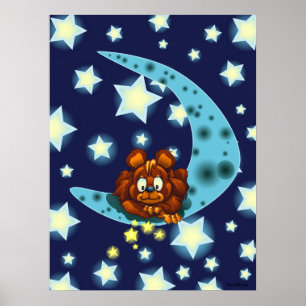 Moon Beer Poster