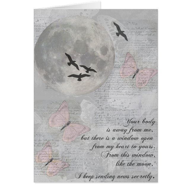 Moon Birds weg van You Rumi Card (Voorkant)