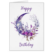 Moon Birthday Kaart (Voorkant)
