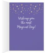 Moon Birthday Kaart (Binnen (Rechts))