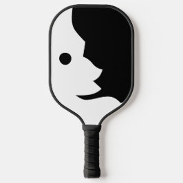 Moon Black White Crescent 4Al Pickleball Paddle