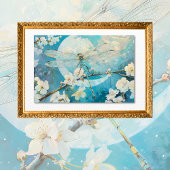 Moon Blossoms Dragonfly Bloemen Decoupage Tissuepapier