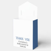 Moon Blue Boy Baby shower Favoriet Box Bedankdoosjes (Geopend)