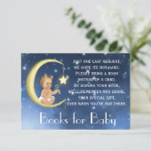 Moon Boeken Voor Baby Kaart en Luier Raffle Ticket (Staand voorkant)