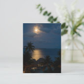 Moon bora bora briefkaart (Staand voorkant)