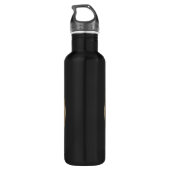 Moon Bottle Custom Full Moon Water Sports Bottle Waterfles (Achterkant)