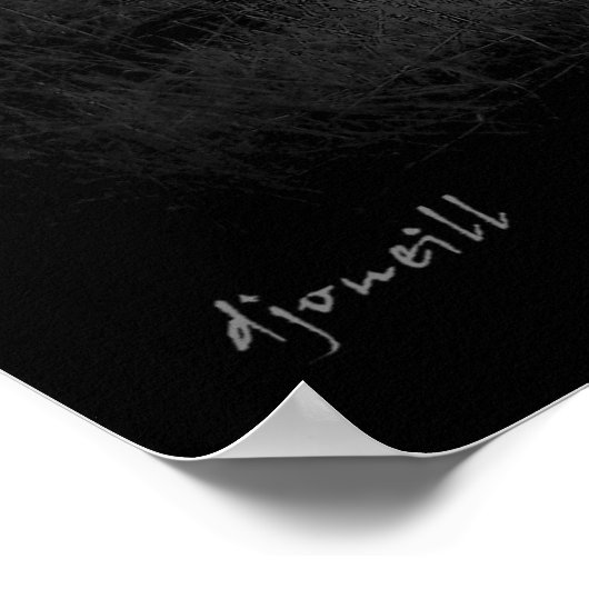 Moon boven roest poster (Hoek)