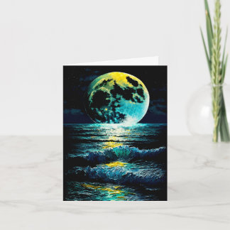 Moon boven water kaart