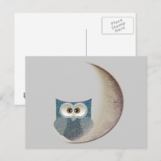 Moon Briefkaart (Voorkant / Achterkant)